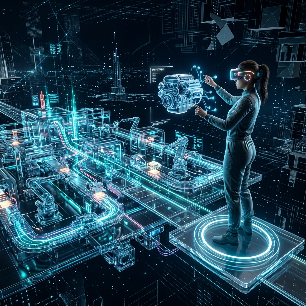 Endüstriyel Metaverse: Gerçek Zamanlı Fabrika Operasyonlarında 3D Sürükleyici Görselleştirme